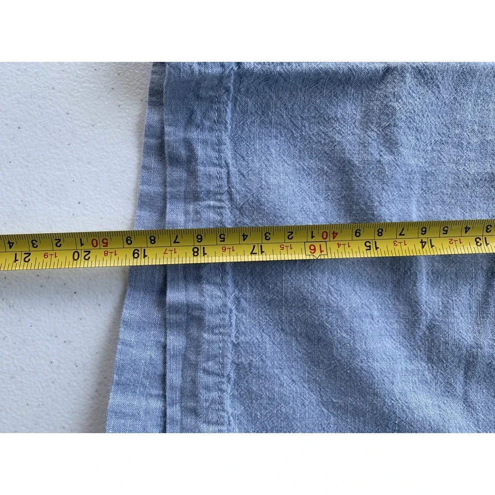 Banana Republic Chino Shorts Men's XL Blue Cotton Drawstring Elastic Pockets